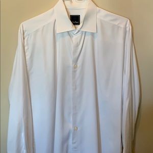David Donahue White Dress Shirt